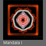 Mandala I von Fractal Fineart